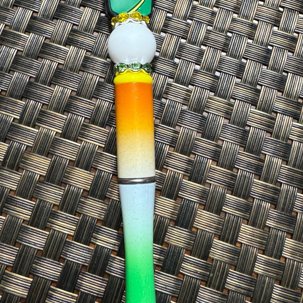Colorful Mt.Dew Beaded Pen